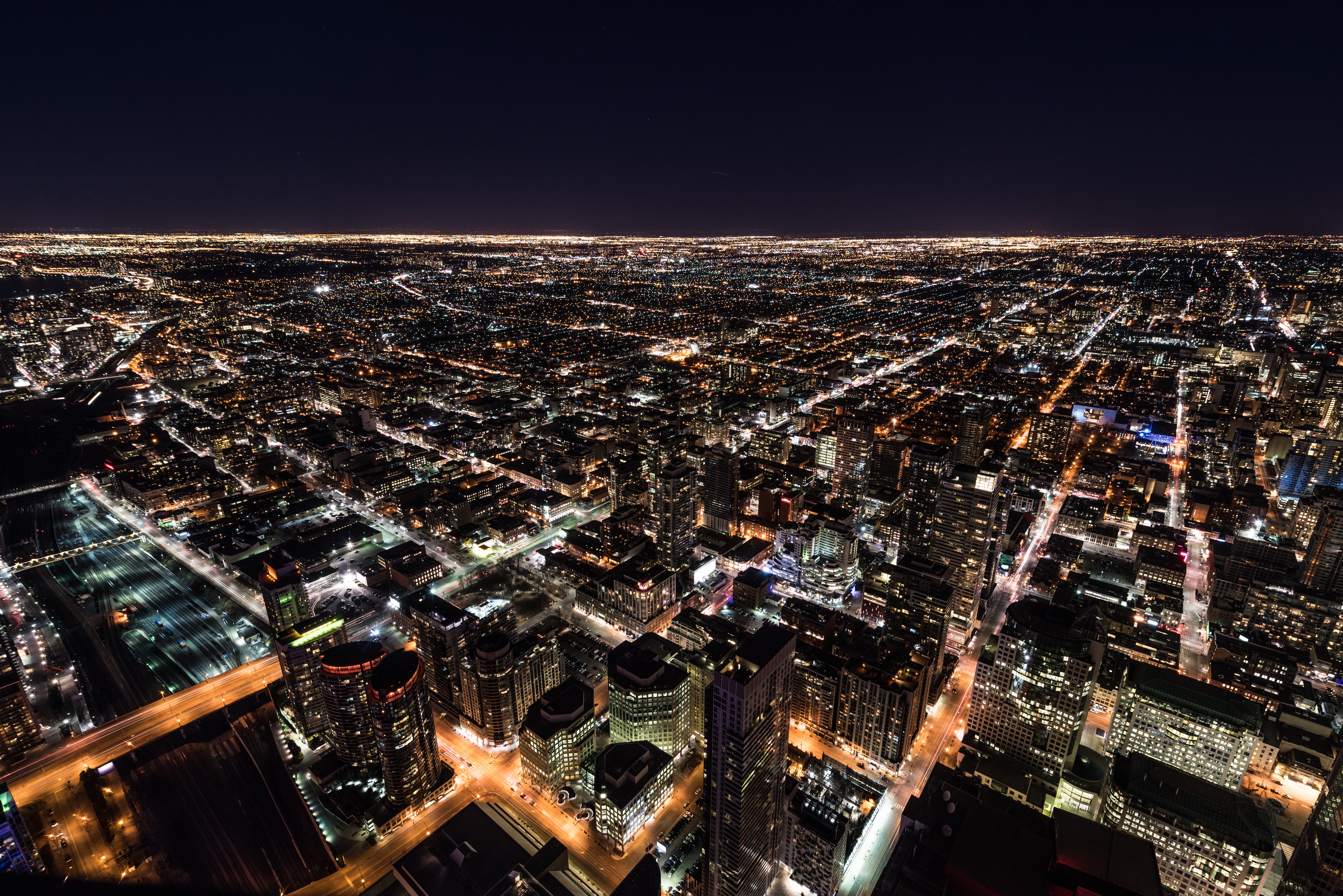 Toronto at night